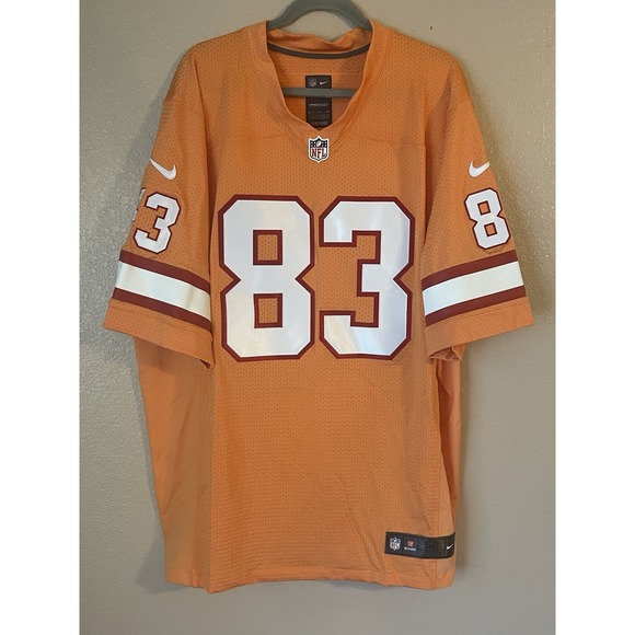 Men's 2XL NWOT Tampa Bay Buccaneers Vincent Jackson #83 Nike Game‎ Jersey Orange